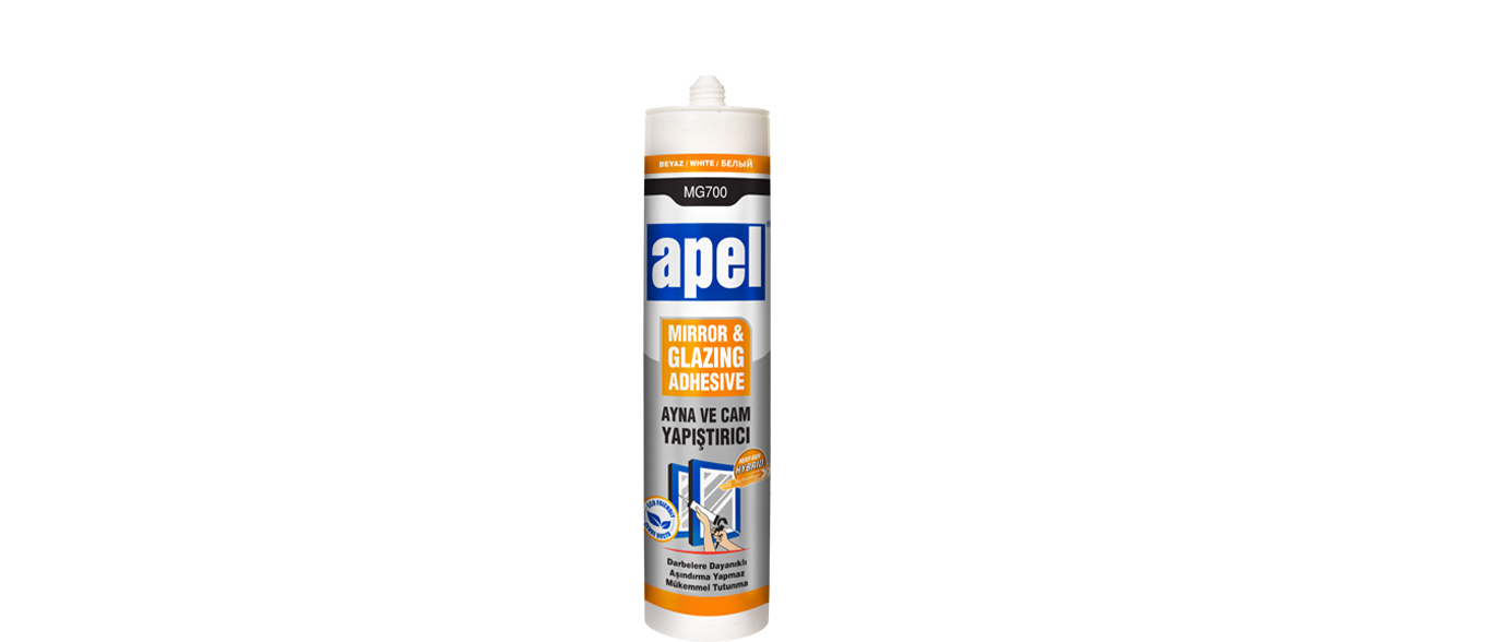 Apel ayna ve cam yapistirici mockup